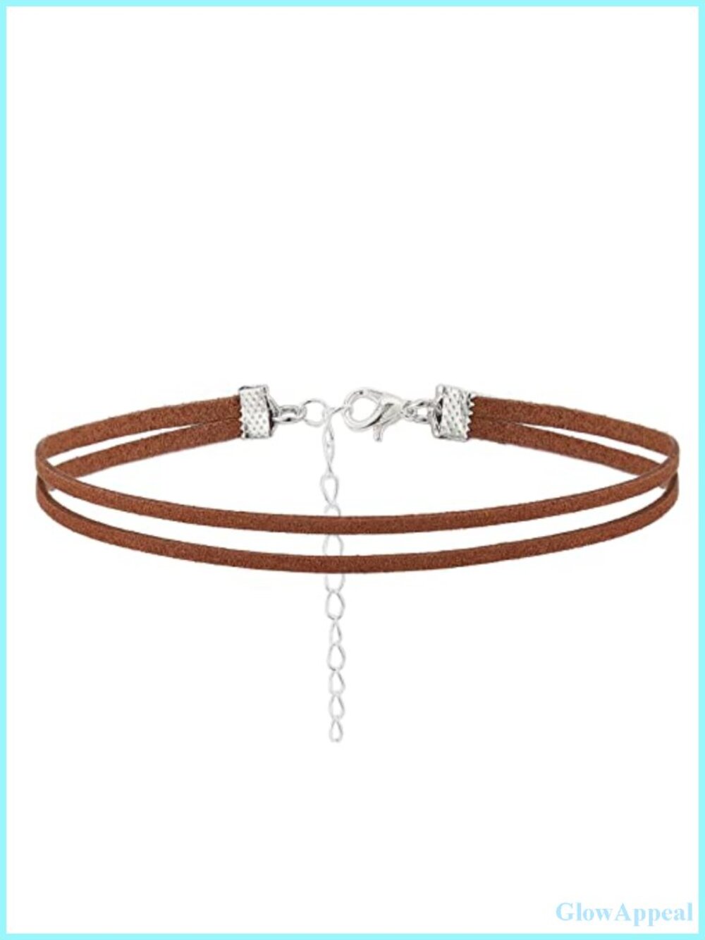 Suede Layering Choker Necklace Adjustable Boho Cord Necklace for Women